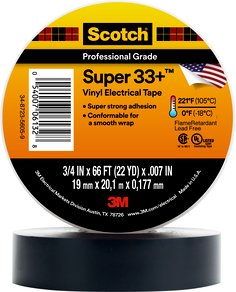 Scotch® Super 33+ Vinyl Electrical Tape